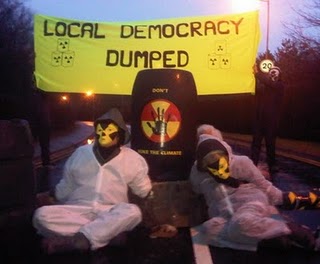 Blockade of Sizewell nuclear power station, 22 February 2010