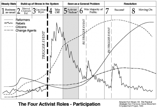 The four roles of activism - participation