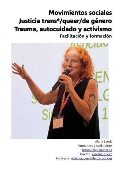 Portada del folleto sobre formaciones